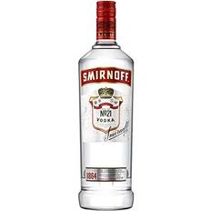 Vodka Spirits on sale Smirnoff No. 21 Vodka, Red Label, World's number 1 vodka, 37.5 % Vol, 1L