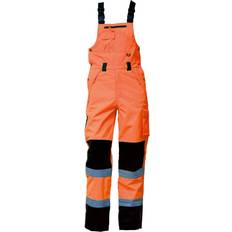 5XL Overalls Elka Visible Xtreme arbejdsoveralls, Hi-Vis Orange/Sort