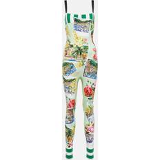 Silk Jumpsuits & Overalls Dolce & Gabbana Bedruckter Jumpsuit Portofino Multicolor