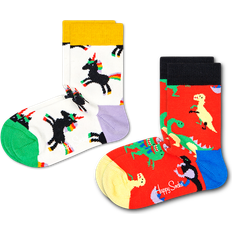 Dinosaurs Underwear Happy Socks Unisex Kinder pack Kids Dinosaur Rot, 4-6 Jahre