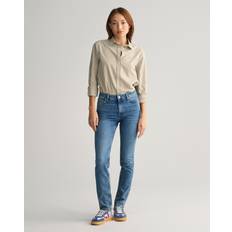 Gant Dame Jeans Gant Slim-fit jeans med superstrecth