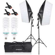 Andoer Photography Studio Softbox Lighting Kit 2pcs 135W