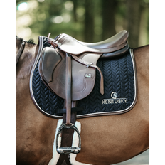 Zadeldekken uitverkoop Kentucky Horsewear Saddle Pad Leather Fishbone Jumping