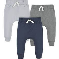 Pants Gerber Baby Boys Toddler 3-Pack Jogger Sweatpants, Navy/Gray, 4T