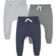 Gerber baby boys Toddler 3-pack Jogger Sweatpants, Navygray, 4T