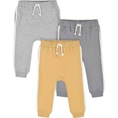 Pants Gerber Baby Boy's Toddler 3-Pack Jogger Pants, Mustard and Months