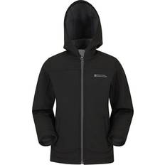Elastane Jackets Mountain warehouse 11-12 Years, Bubblegum Pink Childrens/Kids Exodus Water Resistant Soft Shell Jacket