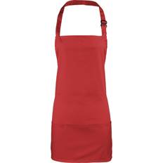 Polyester Aprons Premier Colours 2-In-1 Apron Red