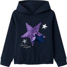 Name It Bleu Sweats à capuche Name It Sweatshirt Fille Taille Bleu Marine