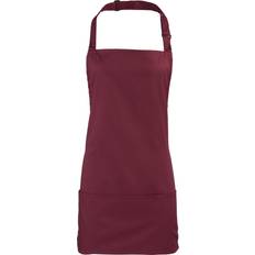 Polyester Aprons Premier Colours 2-In-1 Apron Red