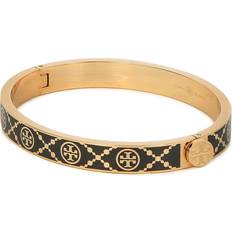 Tory Burch Armband T Monogram Hinge Bracelet 150568 Gold Black 720 0196133825327 2946.00