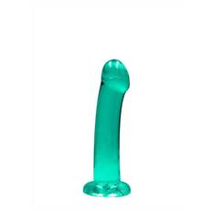 Green Dildos RealRock Non-Realistic Dildo with Suction Cup 7 17 cm