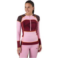 Kari Traa Half-Zip Prism Capas Base - Rosa