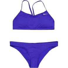 M Costumi da bagno Nike Racerback Bikini Set Es Racer Blue, Female, Tøj, Badetøj, Svømning, Blå