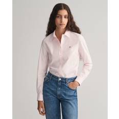 Gant Pink Clothing Gant Women Slim Fit Stretch Oxford Shirt Pink