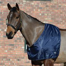 XL Paardendekens Weatherbeeta Satin Schulterschutz Navy