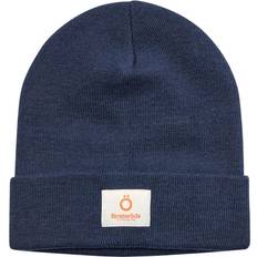 Resteröds Blåa Accessoarer Resteröds Chunky Beanie Mössa Återvunnen Polyester Marinblå Accessoarer Herr Blå