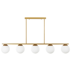 Beliani 5 Light Metal Pendant Lamp