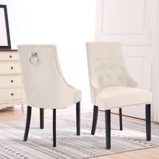 Neo Studded Velvet Kitchen Chair