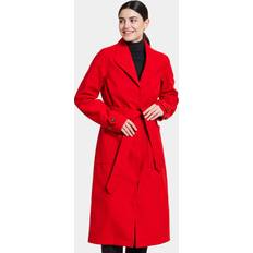 Dam - Lång - Vinterjackor Didriksons Beata Coat Long Röd