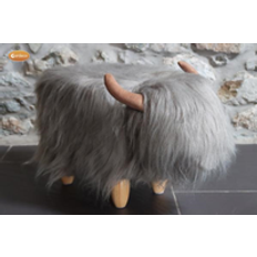 Gardeco Highland Cow Footstool