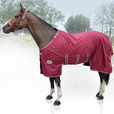 Rosso Coperte per Cavalli Bucas Weidedecke Jubilee X Range Turnout Light ruby