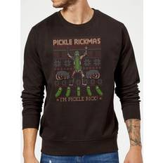 Rick and Morty Christmas Jumper Black