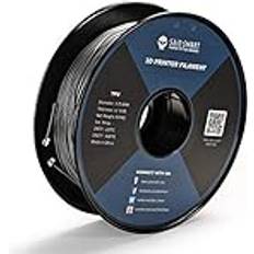 SainSmart flexibles TPU 3D-Druck-Filament, 1,75 mm, 0,8 kg, Maßgenauigkeit 0,05 mm, Silbrig