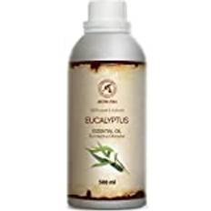 Trust Eucalyptus Eterisk Olja 500ml Eucaliptus Globulus Aromaterapi 100% Ren Och Naturlig Eukalyptusolja för Inandning, Diffusorer, Hemgjorda Ljus, Bastu, Ångbad