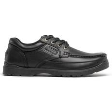 Smaug Stubby Lace Boat Shoes Black