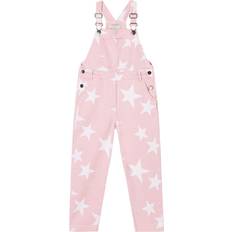 Stella McCartney Kids Stella McCartney Kids Printed denim overalls pink