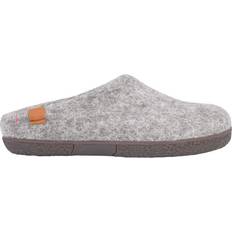 Dam Innetofflor Green Comfort Wool Tibet - Light Grey