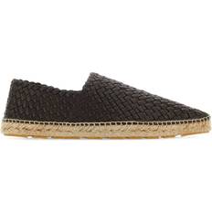 Brown - Men Espadrilles Bottega Veneta Dark Brown Nappa Leather Espadrilles Brown