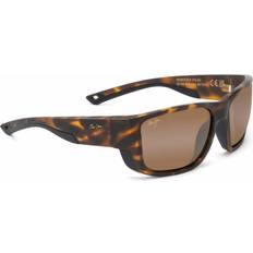 Maui Jim Polariserende Solbriller Maui Jim HCL Amberjack Matte Tortoise - Black