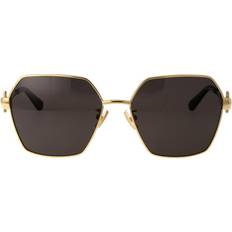Solbriller Bottega Veneta Hexagonal Guld Metal Solbriller - Guld