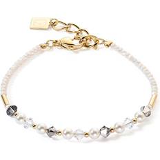 Multicoloured Bracelets Coeur de Lion Swarovski Crystal Beaded Bracelet, Grey/Multi