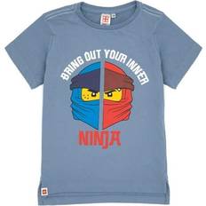 Lego Wear Lego Ninjago Boys Ninja Short-Sleeved T-Shirt Blue