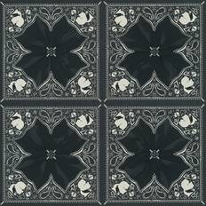 Wallpapers Profhome 378452-GU Luxury wallpaper shiny black white 5.33 m2 57 ft2