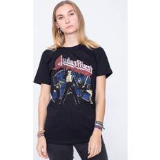 Blommiga T-shirts ROCK OFF Judas Priest: Unisex T-Shirt/Unleashed Version X-Large