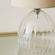 Dunelm Cherie Glass Table Lamp