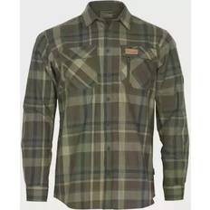 Pinewood Lappland Rough skogsarbetare skjorta, Green/Brown