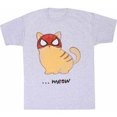 Spider-Man Meow Miles Morales T-Shirt Grey