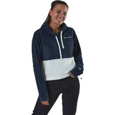 Blue - Woman Jumpers Champion Hooded Sweatshirt - Blue