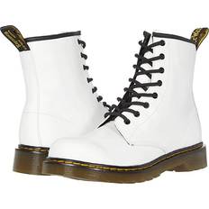 White Boots Children's Shoes Dr. Martens Dr. Martens Kid's Collection 1460 Big Kid White US Big Kid