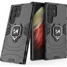 Galaxy S23 Ultra Ringhållare Mobilskal Svart