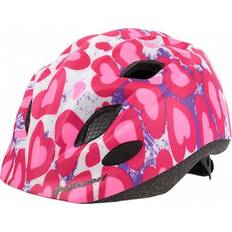 Junior Fietshelmen Polisport Kinderhelm Glitterhearts. maat: (52/56 cm) kleur: roze