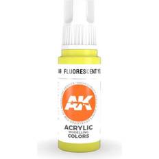 Giallo Pitture acriliche AK Interactive 17ml 3rd Gen Acrylic Fluorescent Yellow # 11049