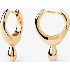 Pdpaola Women's Lava Hoops - Gold