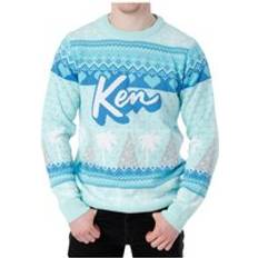 Blue - Christmas Jumpers Barbie Ken Christmas Jumper Blue