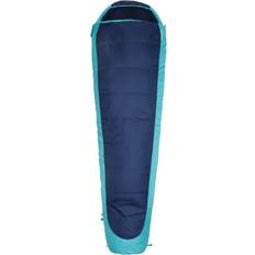 Adult Sleeping Bags Mountain warehouse 200cm, Blue Unisex Adult Right Zip Microlite 500 Midseason Mummy Sleeping Bag
